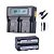 Kit Batmax Carregador Duplo + 1 Bateria NP-F750/770 - Imagem 2