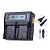 Carregador Duplo Batmax p/ Baterias LP-E6 e LP-E6N c/ LCD - Imagem 2
