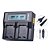Carregador Duplo Batmax p/ Baterias NP-FW50 c/ LCD - Imagem 2