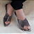 Rasteirinha Chinelo de Tiras Largas - Imagem 1