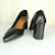 Scarpin Preto Fosco Salto Bloco - Imagem 2
