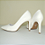 Scarpin Branco Fosco - Imagem 1