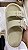 Chinelo Birken Papete NUVEM Off White - Imagem 4