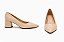 Scarpin Feminino Salto Medio Bloco - Imagem 1