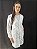 Jaleco Feminino Branco, Bolso Embutido, Tecido Gabardine - Imagem 3