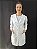 Jaleco Feminino Branco, Bolso Embutido, Tecido Gabardine - Imagem 2