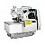 Maquina de Costura Industrial Overloque 3 fios Modelo Zoje B9000-17 completa com Direct Drive , mesa e estante - Imagem 1