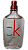 CK One Red Edition For Her Eau de Toilette Feminino - Calvin Klein (Sem caixa e vazado) - Imagem 1