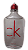 CK One Red Edition For Her Eau de Toilette Feminino - Calvin Klein (Sem caixa, sem borrifador, frasco descascado)) - Imagem 1