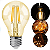 Lâmpada Filamento De Led Bulbo A60 E27 4w Ambar 2200K Bivolt - Imagem 1