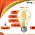 Lâmpada Filamento De Led Bulbo A60 E27 4w Ambar 2200K Bivolt - Imagem 3