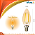 Lâmpada Filamento De Led Vela C35 2W Ambar 127V Soquete E14 - Imagem 4