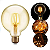 Lâmpada Filamento Led Globo G95 4w Ambar Bivolt Soquete E27 - Imagem 1