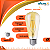 Lâmpada Filamento Led ST64 Bulbo 4w Ambar 2200k Bivolt E27 - Imagem 3