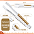 Kit P/ Churrasco Com Lâmina Aço Inox E Cabo De Madeira 3 Pçs - Imagem 4