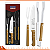 Kit P/ Churrasco Com Lâmina Aço Inox E Cabo De Madeira 3 Pçs - Imagem 6