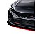 Spoiler dianteiro Honda Civic G11 2023 Black Piano Vermelho - Imagem 5