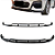 Saia Frontal BMW X3 X4 M Black Piano 2018 2022 Aerofólio - Imagem 3