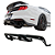 Difusor Para-choque Traseiro Ford Mustang GT Shelby GT500 - Imagem 7