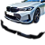 Front Lip BMW 320 330 340 LCI Black Piano Série 3 M Sport M4 - Imagem 3