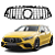 Grade Frontal Mercedes Classe A AMG Black Piano Cromado A45 - Imagem 3