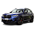 Grade Frontal BMW X3 X4 G01 G02 Black Piano Dupla M Power M4 - Imagem 8