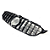 Grade Frontal Mercedes Classe C W205 GTR AMG Black e Cromado - Imagem 6