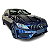 Grade Frontal Mercedes Classe C W205 GTR AMG Black e Cromado - Imagem 5