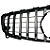 Grade Frontal Mercedes Classe A W176 AMG Black Piano Cromado - Imagem 5