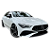 Grade Frontal Mercedes CLA AMG GTR Preto Metálico e Cromado - Imagem 5