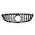 Grade Frontal Mercedes Classe C W205 GTR AMG Preto Cromado - Imagem 2