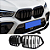 Grade Frontal BMW X6 G06 Black Piano Dupla M Performance M4 - Imagem 5