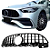 Grade Frontal Mercedes Classe C W206  AMG Black Piano Câmera - Imagem 3