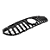 Grade Frontal Mercedes Classe C W206  AMG Black Piano Câmera - Imagem 8