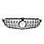 Grade Frontal Mercedes Classe C AMG Black Piano Cromado Câme - Imagem 2