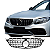 Grade Frontal Mercedes Classe C AMG Black Piano Cromado Câme - Imagem 3