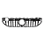Grade Frontal Mercedes Classe C AMG Black Piano Cromad Câmer - Imagem 6