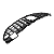 Grade Frontal Mercedes Classe C AMG Black Piano Cromad Câmer - Imagem 10