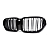 Grade Frontal BMW X1 F48 Black Piano M Sport Duplo Slot M3 - Imagem 7