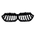 Grade Frontal BMW X1 F48 Black Piano M Sport Duplo Slot M3 - Imagem 10