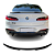 Spoiler Aerofólio Traseiro BMW X4 G02 Black Piano M Power M4 - Imagem 5