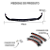 Spoiler Aerofólio frontal Mercedes Classe C W206 Black Piano - Imagem 7