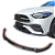 Spoiler Aerofólio frontal Mercedes Classe C W206 Black Piano - Imagem 1