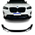 Spoiler Aerofólio Frontal BMW X3 X4 iX3 G01 G02 Black Piano - Imagem 1