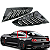 Scoop Window Louver Persiana Lateral Vidro Ford Mustang Preto - Imagem 1