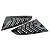 Scoop Window Louver Persiana Lateral Vidro Ford Mustang Preto - Imagem 2