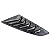 Scoop Window Louver Persiana Lateral Vidro Ford Mustang Preto - Imagem 6