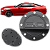 Gas Cap Ford Mustang Preto Capa Tampa do Combustível GT 500 - Imagem 1