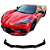 Spoiler dianteiro Chevrolet Corvette Black Piano Para-choque - Imagem 3