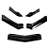 Spoiler dianteiro Chevrolet Corvette Black Piano Para-choque - Imagem 7